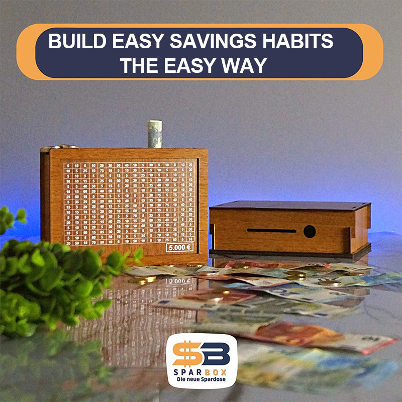 Artistic shot of a wooden piggy bank with 'Goal Achieved' marked, showcasing successful saving