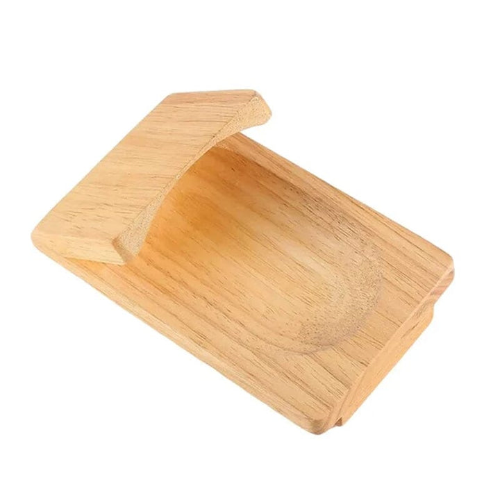New wooden oyster shucking clamp, perfect for home chefs and seafood enthusiasts