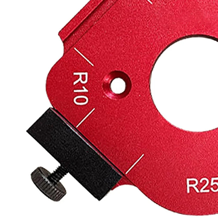 Precision woodworking corner radius jig, ideal router template for DIY enthusiasts