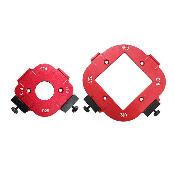 Professional woodworking corner radius template, essential router guide for smooth curves