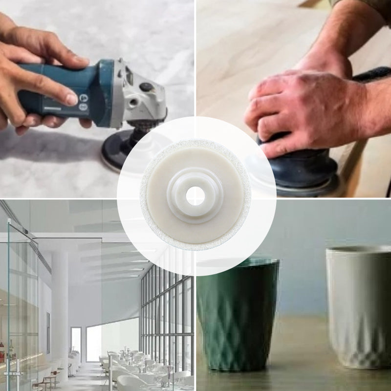 Versatile felt wheel polishing tool, excellent for buffing and restoring luster on diverse items