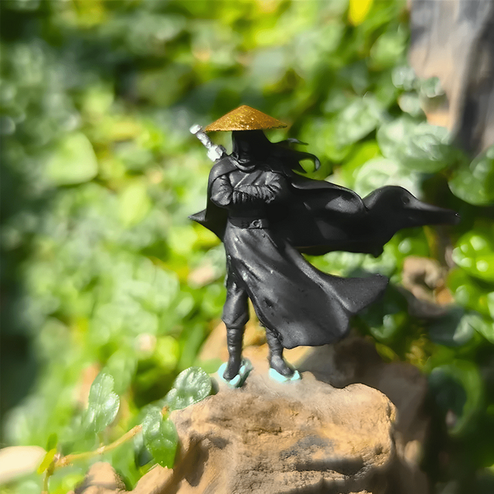 Youxia Knight-Errant ornament on car dashboard, adding unique style to automotive interior